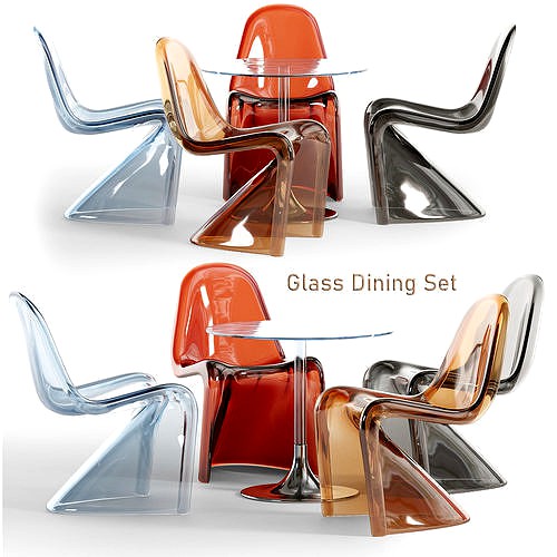 Glass Dining set