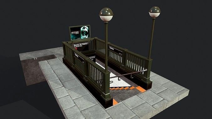 Subway Entrance  - Tutorial Included