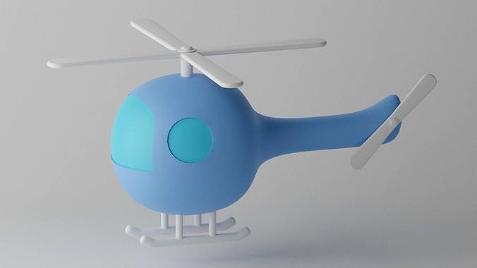 Cartoon Cute Helicopter