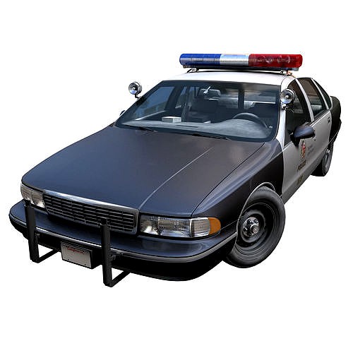 90s generic police car