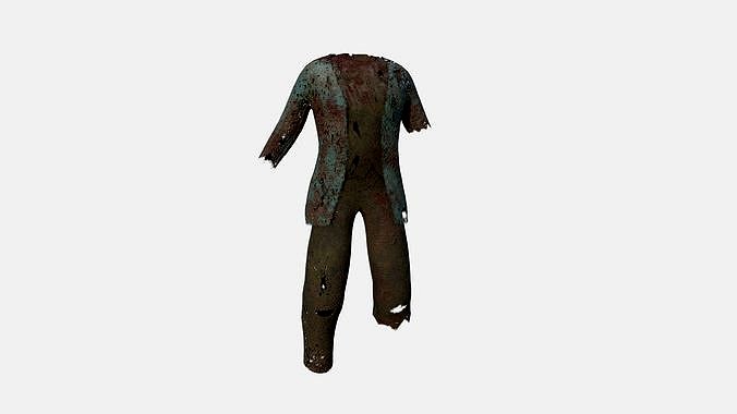 Zombie Clothing Color 02 - Undead Character Design