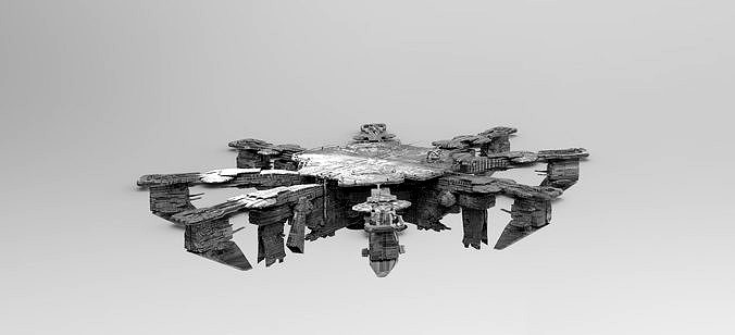 Alien Sci-fi base platforms 7