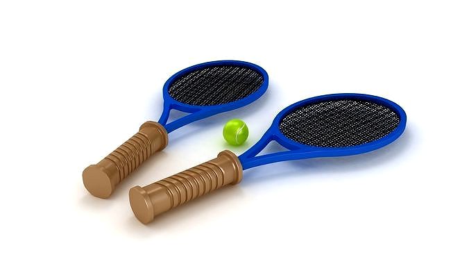 Tennis Racquet with Bal