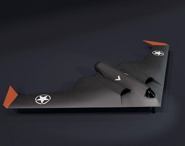 UCAV Stealth Drone 3D Model