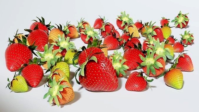 Strawberry 3D collection