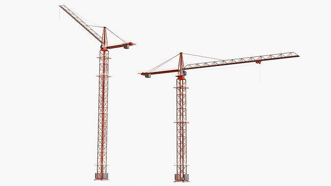 Tower Crane Modular - Red