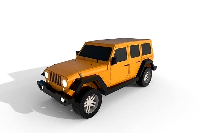 Jeep Wrangler 2017 -1943 poly - 7 Diffirent Colour