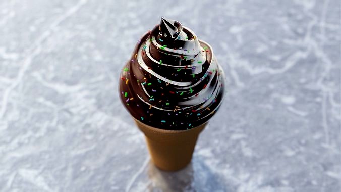 Ice cream 3d model