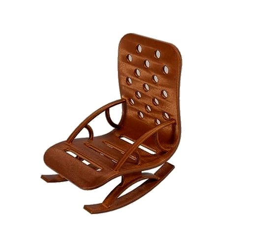 Low Poly Rocking Chair