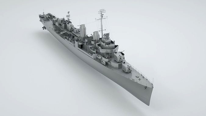 USS Kidd Destroyer DD-661