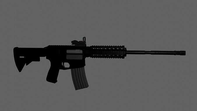 Assault Rifle m4 3d model