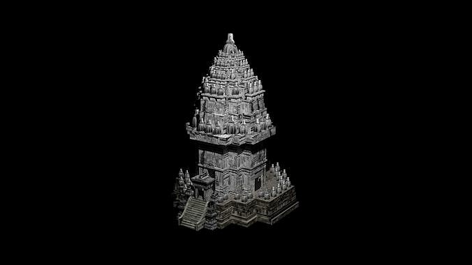 Prambanan Temple 3D model