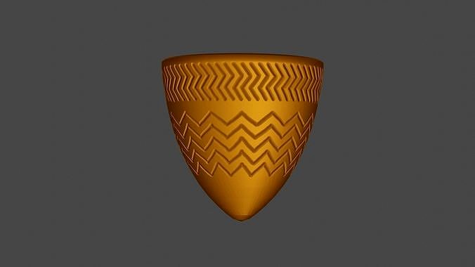 Comb-pattern pottery