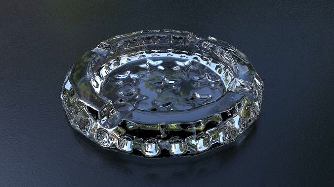 Vintage Crystal Ashtray