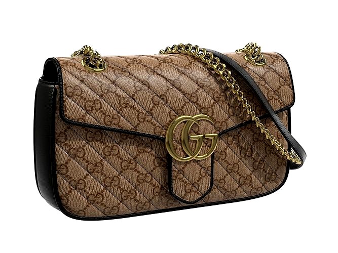 Gucci GG Marmont Bag Beige Print