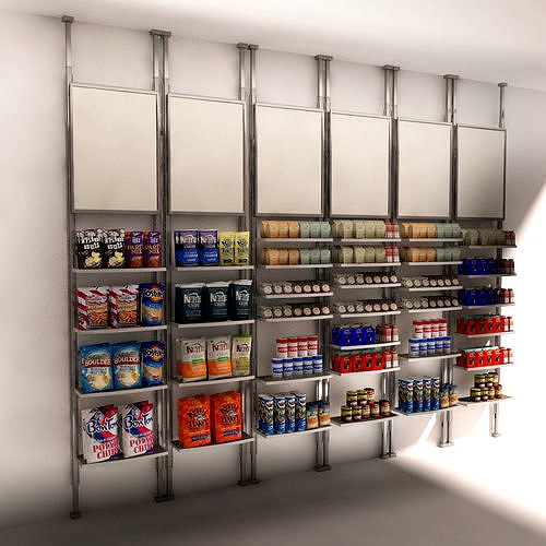 Merchandise With Shelves