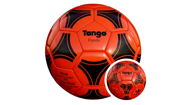 Tango Espana Orange Black FIFA World Cup 1982 Match Ball