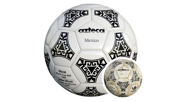 Azteca Mexico White Black FIFA World Cup 1986 Match Ball