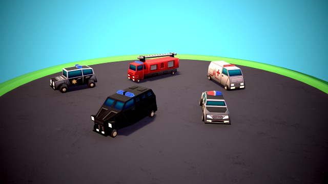 Emergency service vehicles