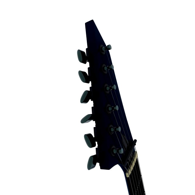 Blue Flying V Guitar