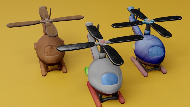 Helicopter cartoon