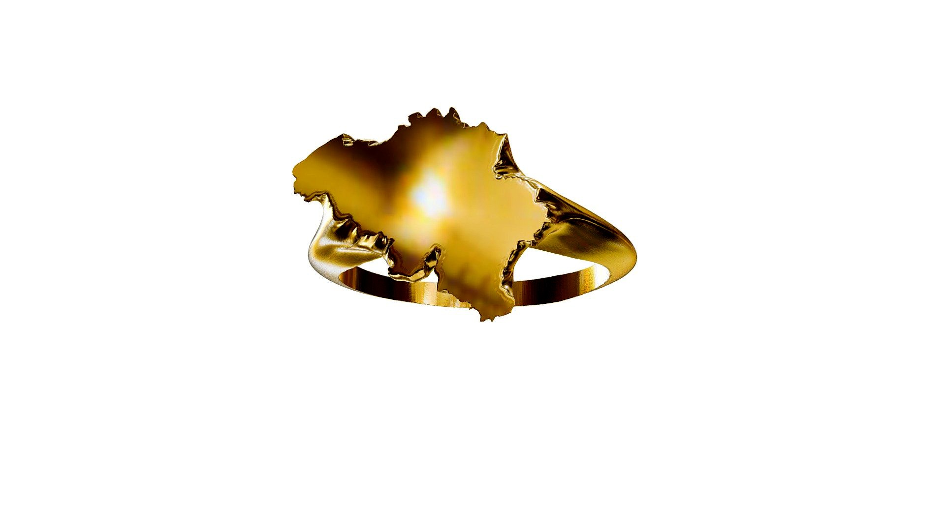 Belgium Map ring