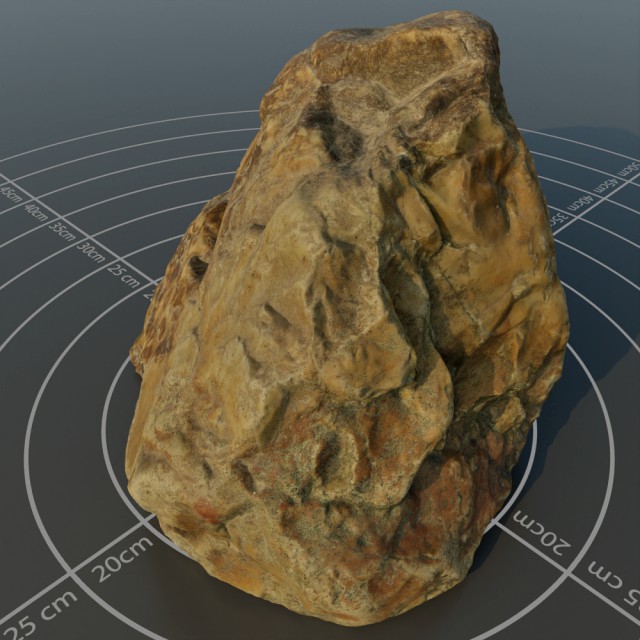 Photoscanned rock 7