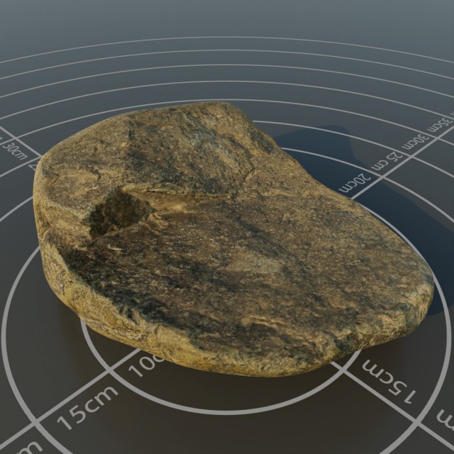 Photoscanned rock 8