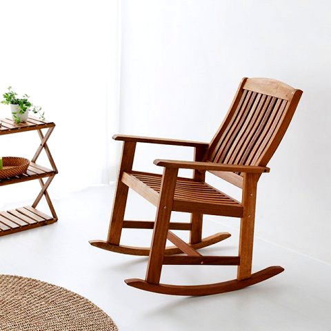 KEMIE Solid Wood Rocking Chair XL18159