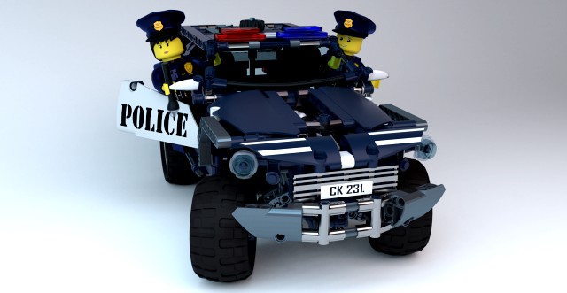 Lego Police Car and Squad