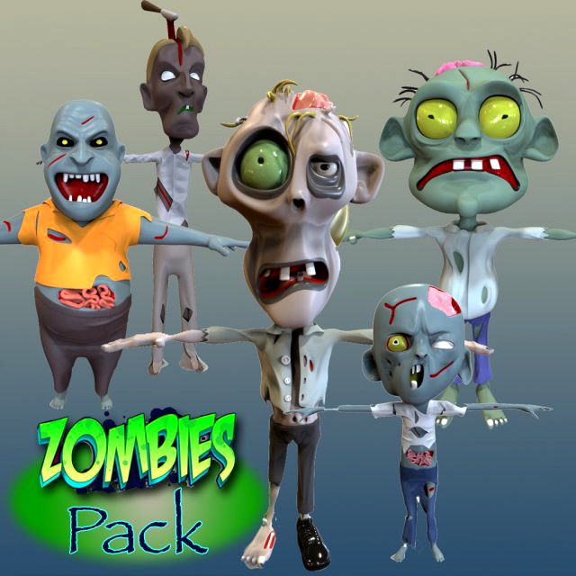 Cartoon Zombie Pack