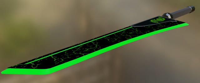 The Emerald Dragon Blade
