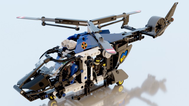 Lego Helicopter UA AIR FORCE