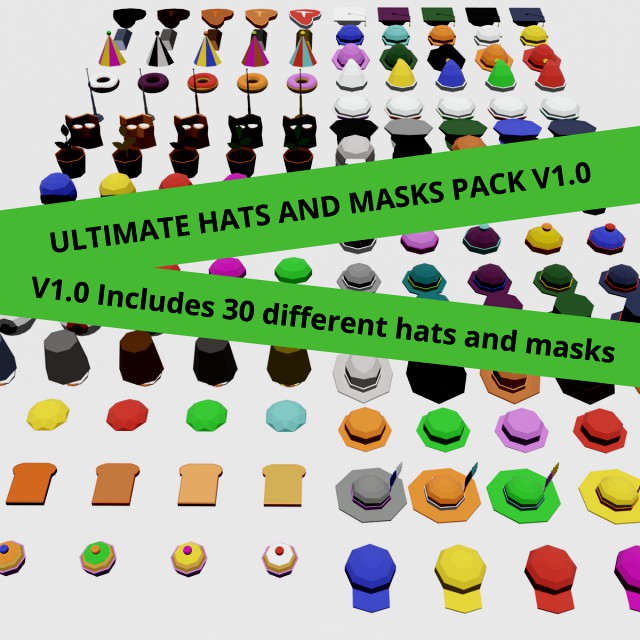 Ultimate Hats and Masks Pack V1