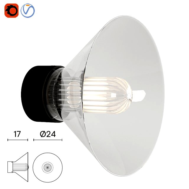 Ext Peacock wall light