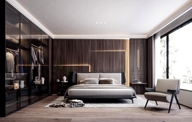 Modern bedroom