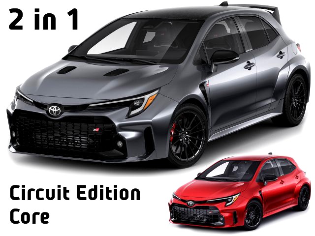 Toyota GR Corolla 2023 2 versions