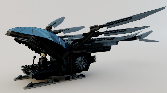 Lego Ornithopter with Paul Atreides