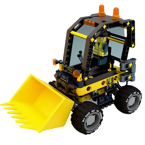 Lego Bulldozer and worker