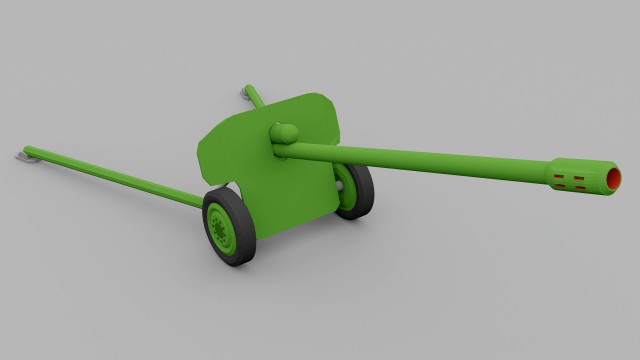 Low poly artillery gvn