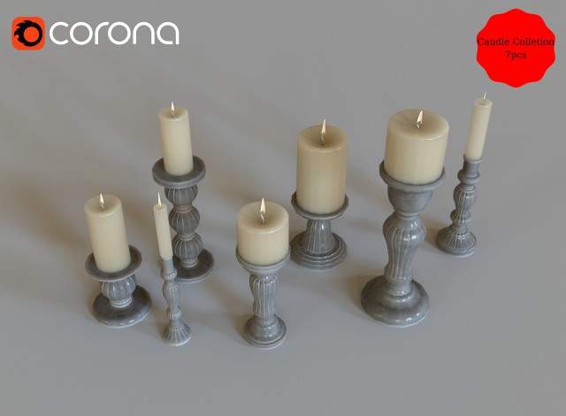 Vintage candle colletion