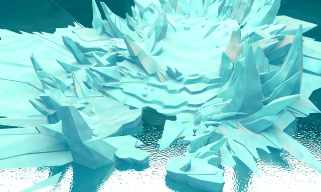 Cartoon Iceberg Ice Cave sea surface Snow Mountain ice ice surface sea ice cone Ice Cave gla