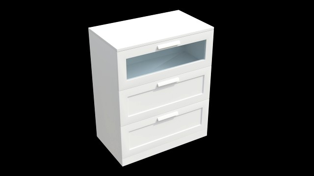 3D Brimnes 3-Drawer Chest