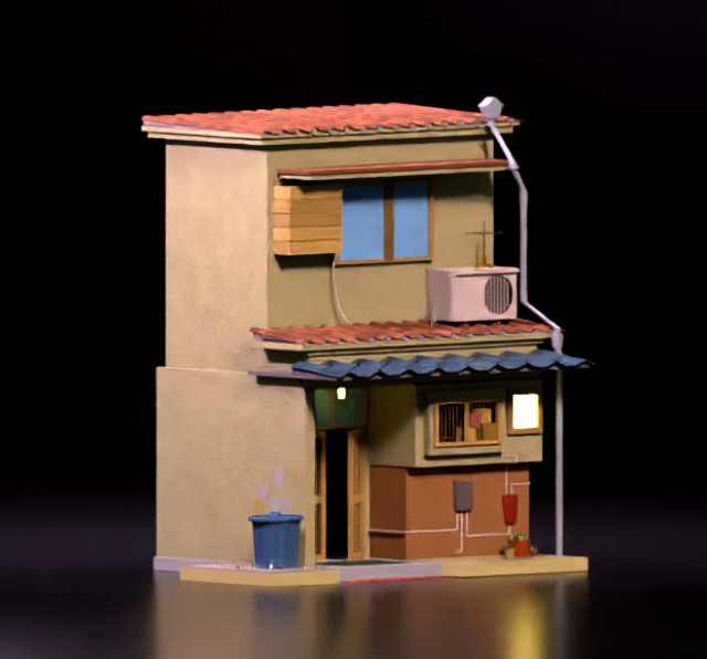 Japanese suburban townhouse