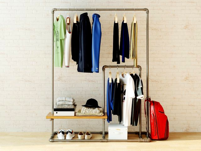 Hall tree and Clothing Rack CR10