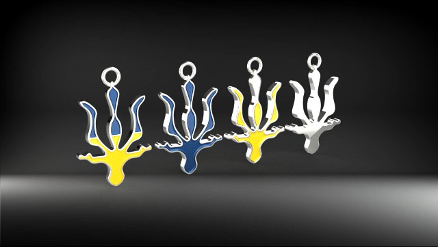 Ukrainian Trident Pendant