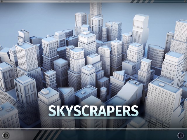 C1 - Skyscrapers - 22 Model Pack