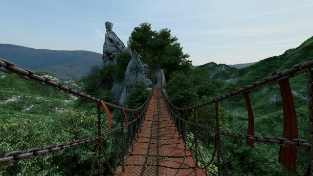 Chain bridge