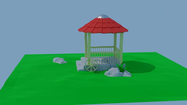 Roman gazebo