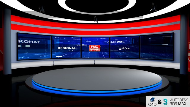 Virtual set